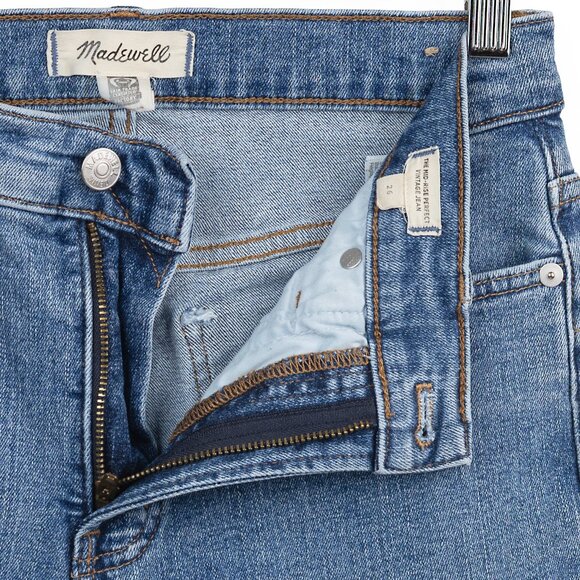 Madewell The Mid-Rise Perfect Vintage Jean Women’s Size 26 – Light Wash - Picture 6 of 7